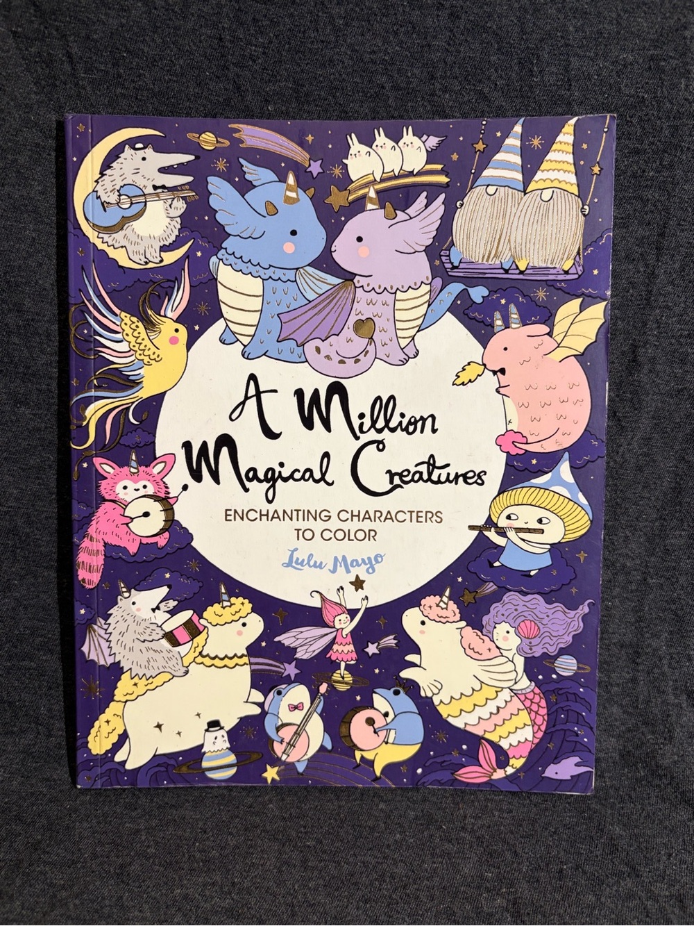 A Million Magical Creatures Adult Coloring Book - New